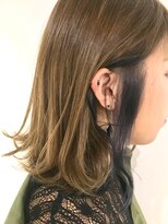 フレイムスヘアデザイン(FRAMES hair design)&nbsp;インナーブルー×ボブディー