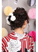 卒業式ヘアーアレンジ　スタイル