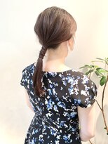【LA PENSEE】ダウンスタイルのドレスヘア
