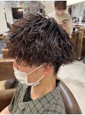 横浜★ウェットミディアムマッシュのツイスパスタイル♪