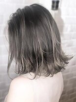 オーブ ヘアー カイル 蒲田店(AUBE HAIR kyle) 【AUBE HAIR】外国人風カラー_外ハネボブ