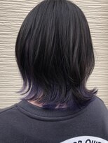 ルシュカイチマルニ(Rasca102)&nbsp;♪Rasca☆ミディアムレイヤー/インナーカラーラベンダー