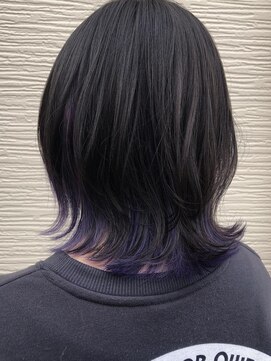 ルシュカイチマルニ(Rasca102) ♪Rasca☆ミディアムレイヤー/インナーカラーラベンダー