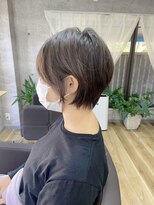 エルド(eld) 美シルエットショートボブ×アッシュベージュ