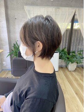 エルド(eld) 美シルエットショートボブ×アッシュベージュ