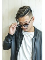 ネイビー(hair salon NAVY) メッシュキャップハイライト/大人クラシックフェードスタイル