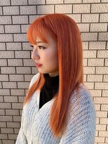 リア(Lia by KENJE)&nbsp;Lia＆汐見悠佑　高発色オレンジカラー♪