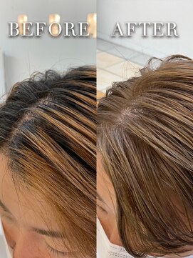 フィットンチッド 30代40代50代☆大人3Dハイライト/白髪ぼかし/白髪染め