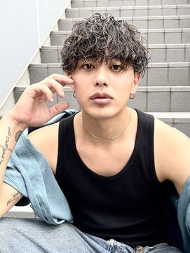 アソビ 表参道(ASOBI) メンズマッシュ 重めツイストスパイラル