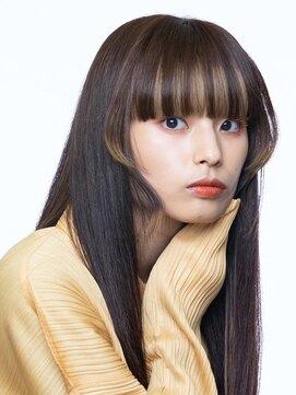 アース 青森浜田店(HAIR&MAKE EARTH) バングカラー×姫カット