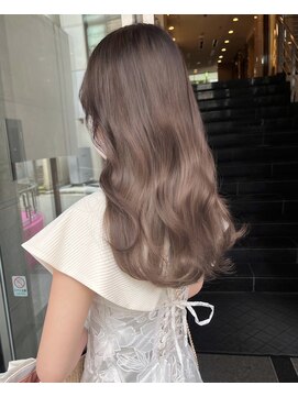 エル バイ ホーム(L by HOME) ミルクティーベージュ　顔まわりカット　レイヤー