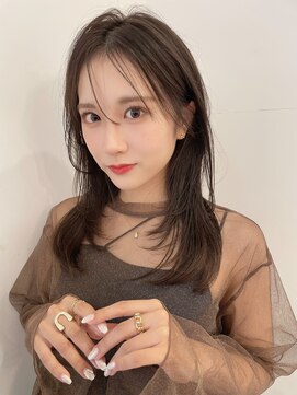 リコバイアフロート(riko by afloat) レイヤーカット/レイヤーロング/オリーブベージュ/ヘルシー