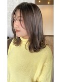 【minim×日比】グレージュハイライト