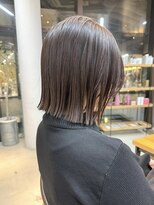 ミィ 表参道(mee.)&nbsp;切りっぱなしボブ/エアリーロング/美髪/ピンクブラウン/表参道