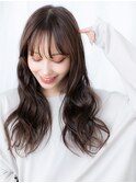 シースルーバング小顔エアリーモテロングe古河20代30代40代