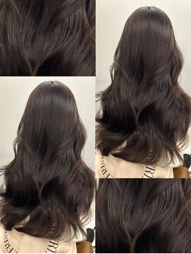 サイン 渋谷(SIGN) ザクザクレイヤーカット巻き方簡単ミディアムロング韓国表参道