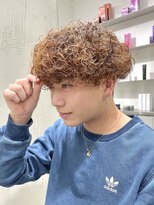プードルパーマスパイラルパーマツイストパーマメンズマッシュ