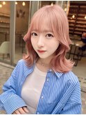 【kumu】ベージュピンク/大人可愛いモテ前髪/栄/名古屋