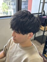 シーフ 千葉(Cyf)&nbsp;刈り上げマッシュ/緩めツイストスパイラルパーマ/千葉駅/保立