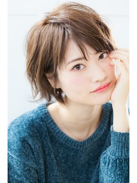 エクラ ソラ 西宮門戸厄神(e'clat sola) 30代40代にオススメ☆ラフさが光る大人ショート☆