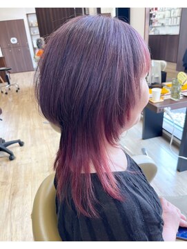 シャイン(shine) カット+ヴィラロドラカラー+ハイライト