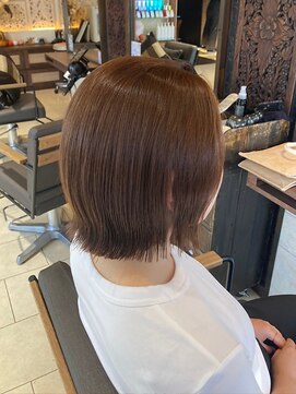 ヘアリゾート粋 ティガ 池袋店(tiga) 大人可愛いショートデザインカット