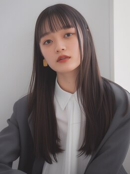 シーム 天神大名店(SEAM)の写真/【全席個室♪】パサつき/広がり/ダメージ解消☆ヘアケア特化サロンSEAMの２番人気・髪質改善&縮毛矯正☆