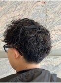 メンズカット/ニュアンスパーマ/ベリーショート/眉毛/barber