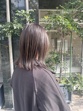 シュガー(Sugar) オリーブグレージュ/切りっぱなし/ボブ/透明感カラー/仙台