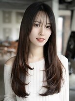 エインアンリー 明治神宮前(AIN.ANLY.)&nbsp;☆デジタルパーマくびれロングイメチェンレイヤーパーマ前髪