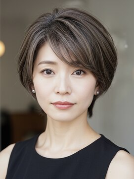 レヴィア(REVIA) 白髪ぼかしハイライトブリーチミルクティーベージュ