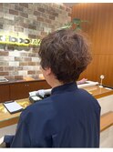 クセ毛ショート
