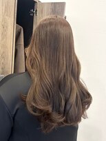 アトリエコア(Atelier Coa)&nbsp;太白区アディクシーカラー顔周りレイヤーカット白髪ぼかしウルフ