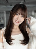 レイヤーカット透明感似合わせカットロングレイヤー前髪カット