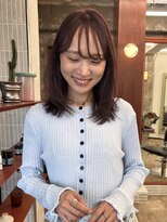 マイル 渋谷(mile)&nbsp;ブリーチかしカシスレッド×ミディアムレイヤー