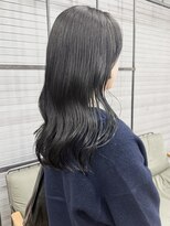 ロックス バイ マグ 松本(rocks BY MAG) ブリーチなしカラー◎透明感艶ダークグレージュ暗髪韓国風