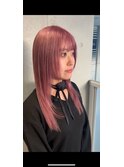 ワンホンレイヤー/ミルクティーブロンド/ダークブルー/戸塚駅