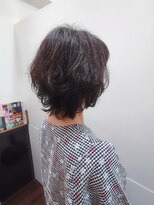 ラトリエコンタン(L´atelier Content)&nbsp;30代40代50代おすすめ　デジタルパーマ×肩上の外ハネスタイル