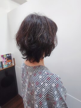ラトリエコンタン(L´atelier Content) 30代40代50代おすすめ デジタルパーマ×肩上の外ハネスタイル
