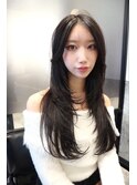 髪質改善×顔まわりレイヤースタイル【銀座,銀座一丁目美容室】
