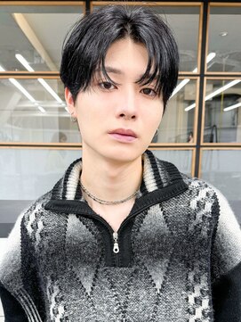ヘアー アイス カンナ(HAIR ICI Canna) ショートセンターパートツーブロックナチュラルパーマ(清水)