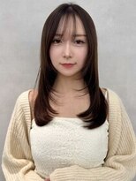 アッシュ 成瀬店(Ash)&nbsp;ミディアムレイヤー×シルクストレート