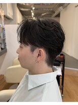 become men's hair 名駅EAST【10月3日 NEW OPEN(予定)】&nbsp;ニュアンスフェザー/毛流れ/センターパート/簡単セット/名古屋