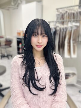 ガルボ ヘアー(garbo hair) 高知美容室黒髪レイヤーカットワンカールで決まる♪