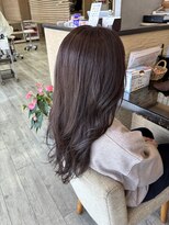 ヘア ロンドン カフェ(HAIR LONDON CAFE) ミントカラーを入れて暗めの色でも透明感を!