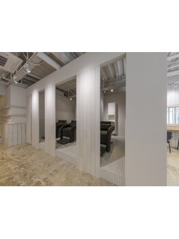 こだわりのラグジュアリー空間＊ソファ仕様の寛げるセット面＆フルフラットのシャンプー台で癒し時間を