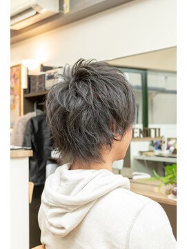 ヘアージャンティ(HAIR GENTIL) メンズ ショート 【 マッシュ × ウルフ 】