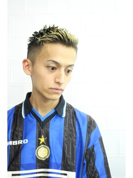 レンゲン(LENGEN) メンズかき上げニュアンスマッシュサイドパート韓国マッシュ