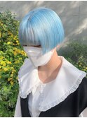 ba607_ハイトーンカラーブルーグレージュュノンジアミンカラー