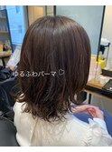 セットが楽ちん♪外ハネパーマ!